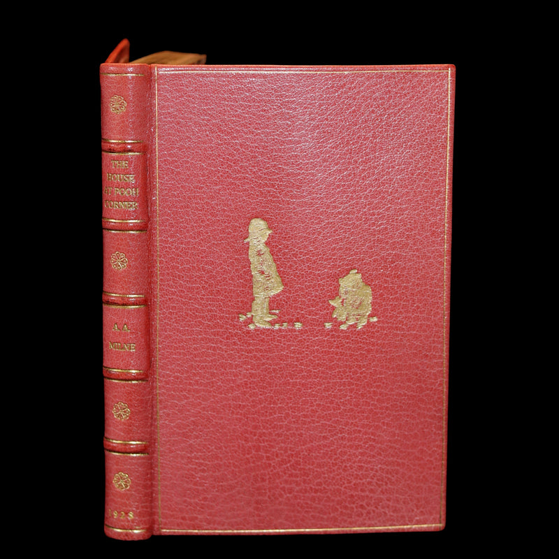 1928 First UK Edition - A. A. Milne & Ernest H. Shepard - The HOUSE at POOH CORNER. Finely Bound.