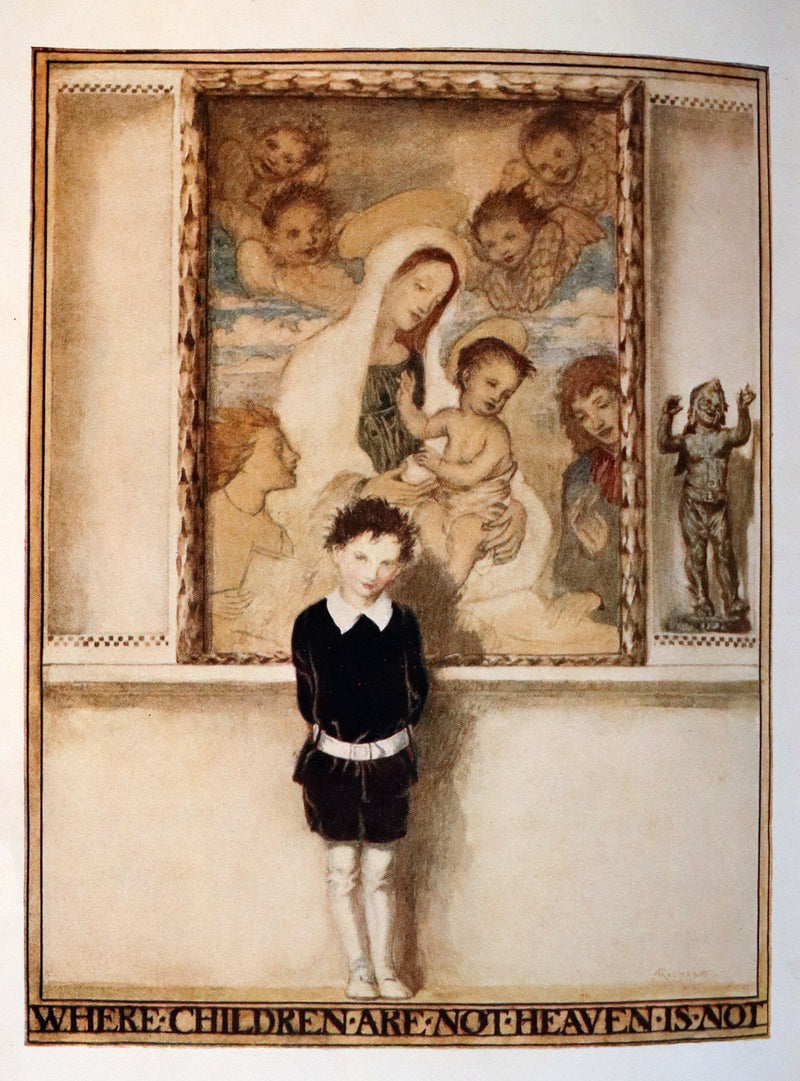 1918 Rare 1stED Book - The Springtide of Life, Poems of Childhood illustrated by Rackham.