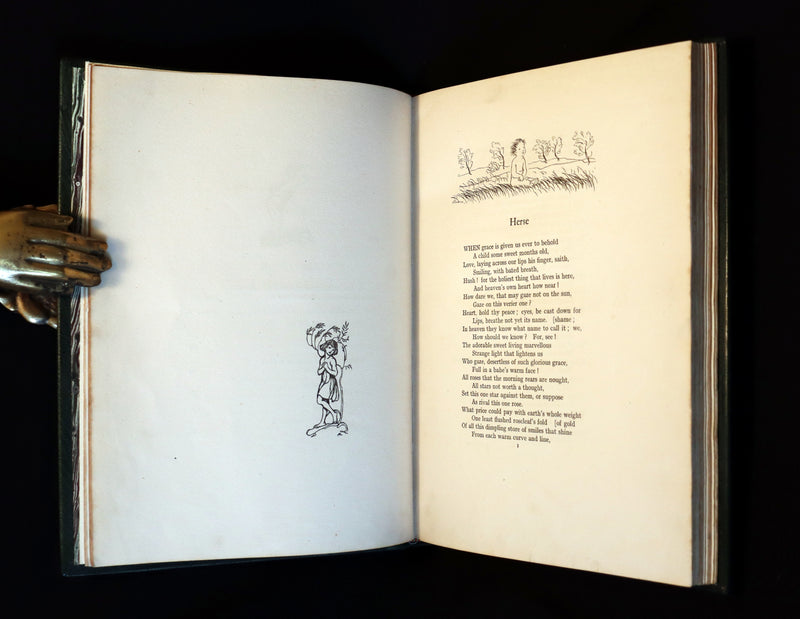 1918 Rare 1stED Book - The Springtide of Life, Poems of Childhood illustrated by Rackham.