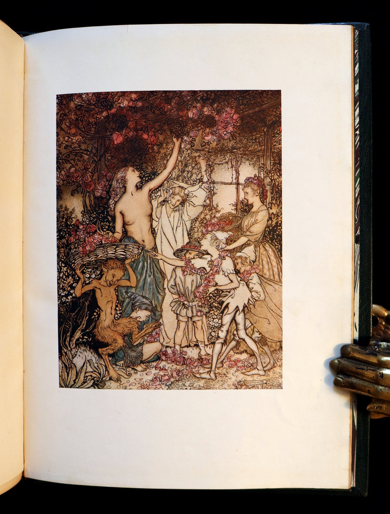 1918 Rare 1stED Book - The Springtide of Life, Poems of Childhood illustrated by Rackham.