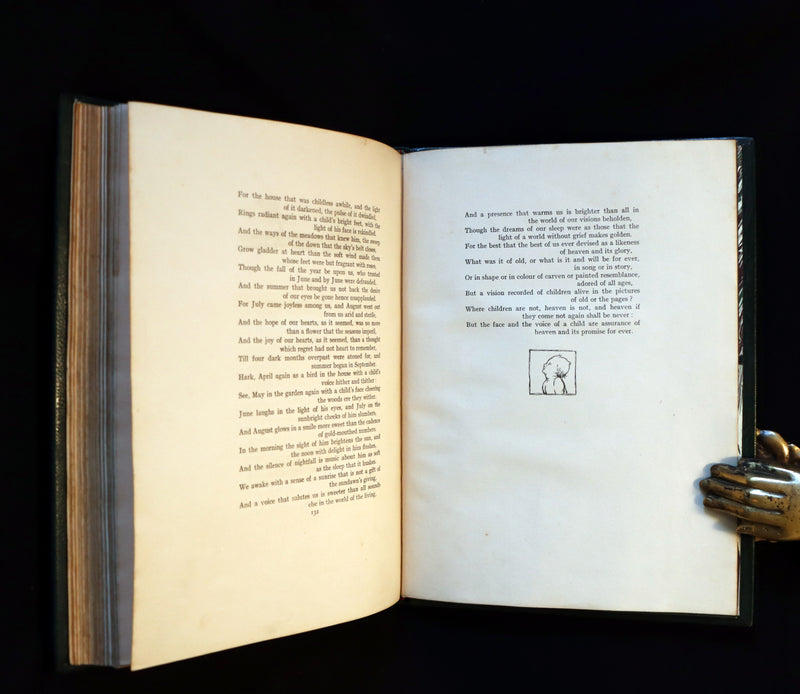 1918 Rare 1stED Book - The Springtide of Life, Poems of Childhood illustrated by Rackham.