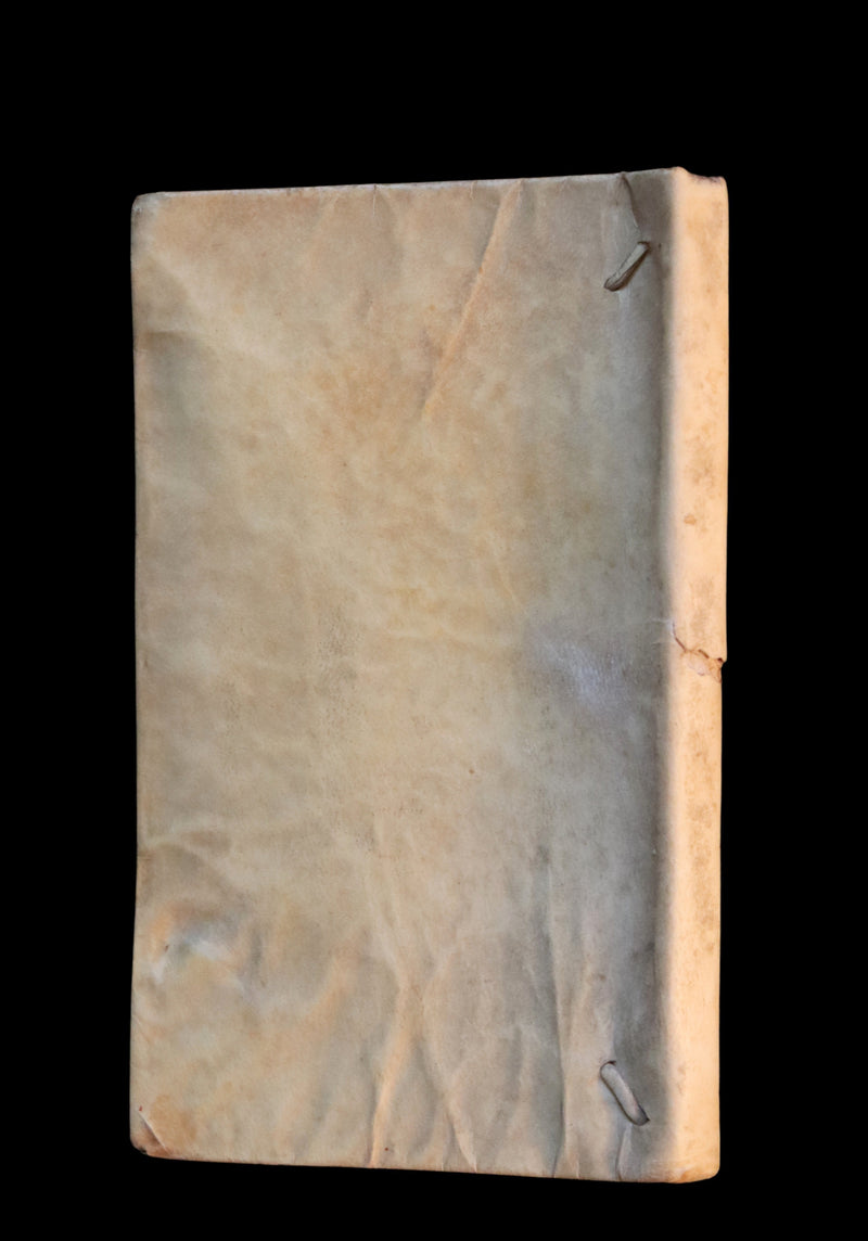 1698 Scarce French Vellum Book - Discourse on Renewal of Religious VOWS by Jean Pic. 1stED.