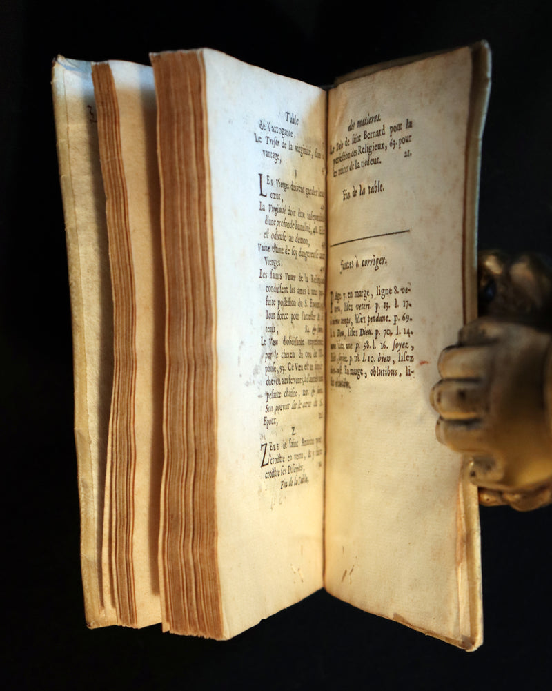 1698 Scarce French Vellum Book - Discourse on Renewal of Religious VOWS by Jean Pic. 1stED.