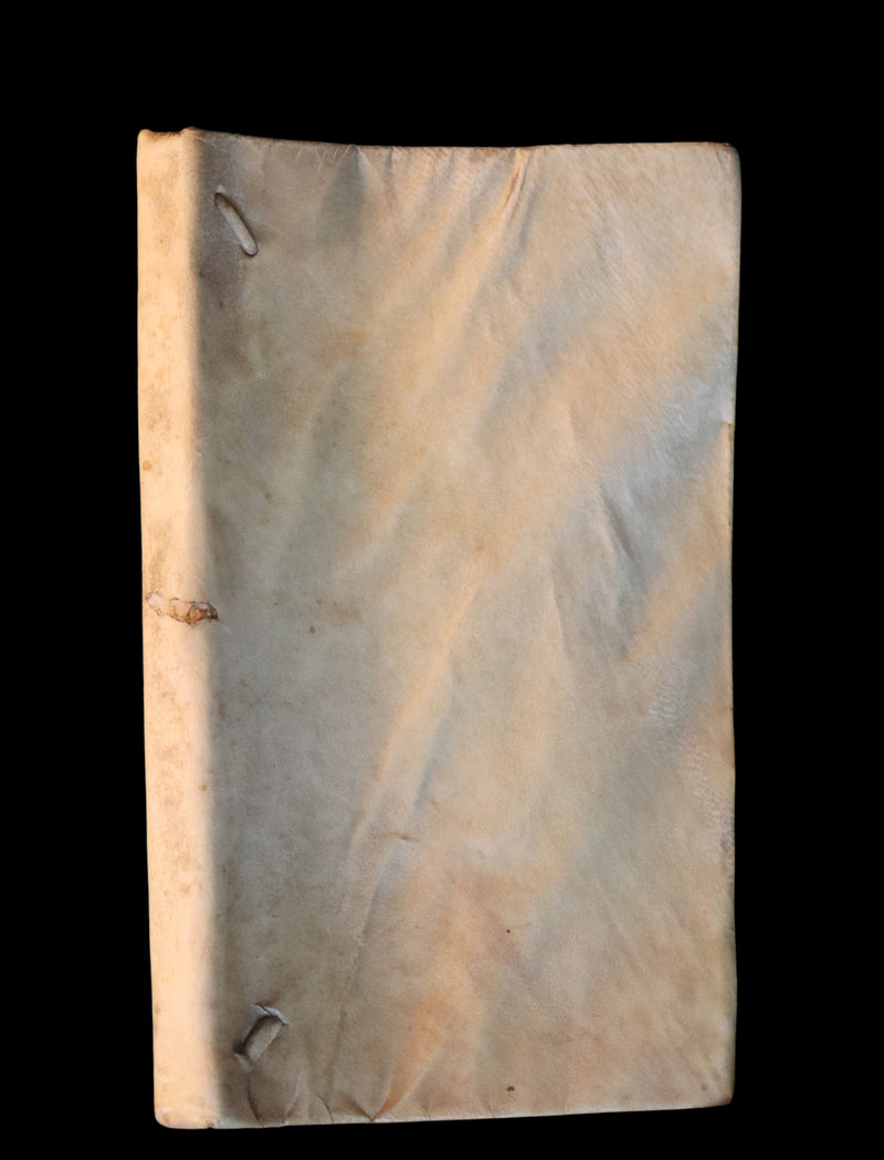 1698 Scarce French Vellum Book - Discourse on Renewal of Religious VOWS by Jean Pic. 1stED.