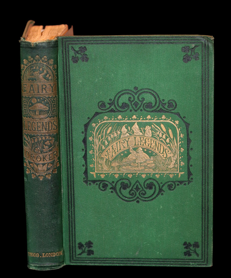 1870 Scarce Book ~ Fairy Legends and Traditions of the South of Ireland by Thomas Crofton Croker.