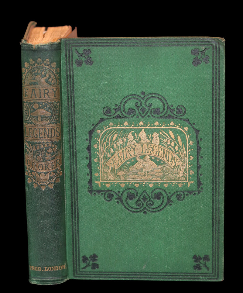 1870 Scarce Book ~ Fairy Legends and Traditions of the South of Ireland by Thomas Crofton Croker.