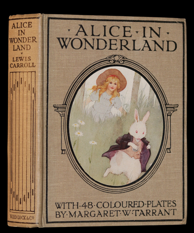 1920 Rare Book - Alice's Adventures in Wonderland illustrated in color by Margaret W. Tarrant.
