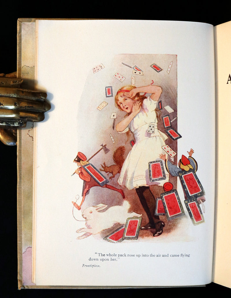 1920 Rare Book - Alice's Adventures in Wonderland illustrated in color by Margaret W. Tarrant.