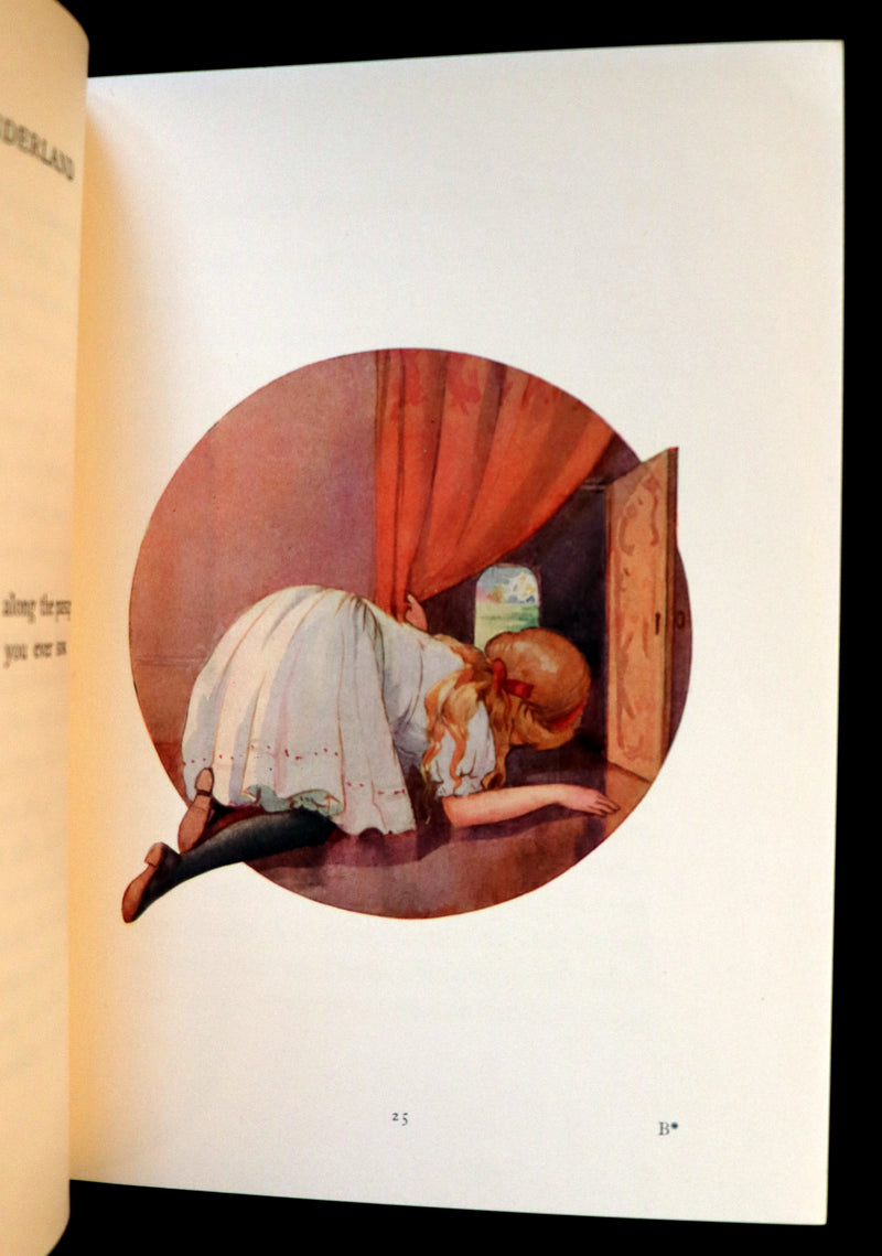 1920 Rare Book - Alice's Adventures in Wonderland illustrated in color by Margaret W. Tarrant.