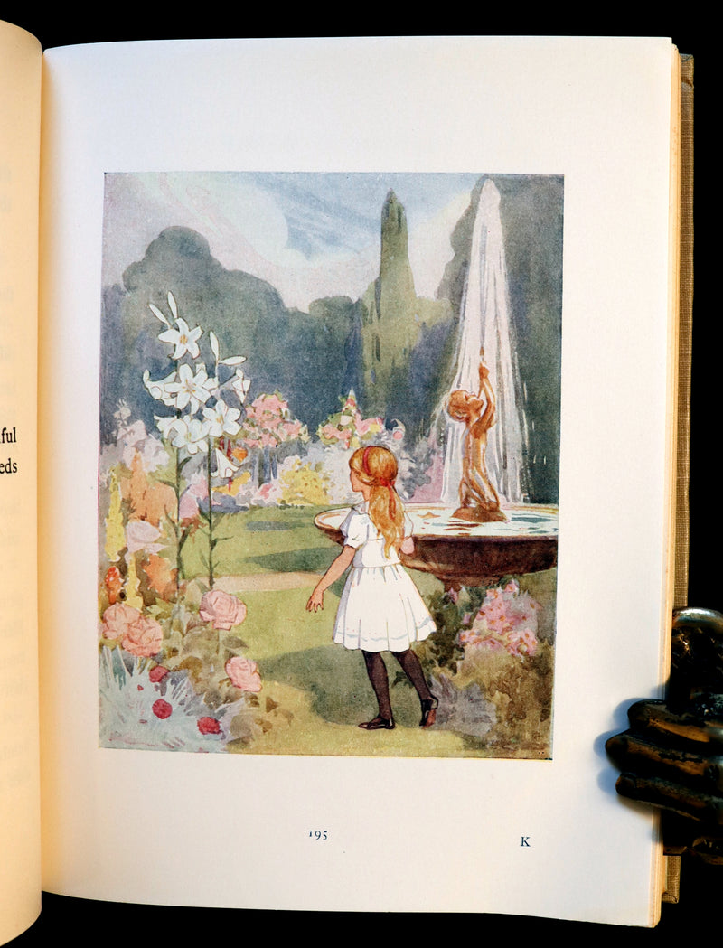 1920 Rare Book - Alice's Adventures in Wonderland illustrated in color by Margaret W. Tarrant.