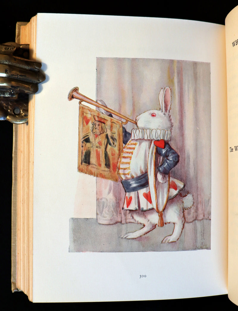 1920 Rare Book - Alice's Adventures in Wonderland illustrated in color by Margaret W. Tarrant.