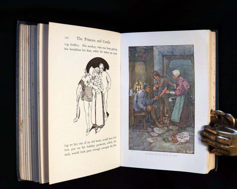 1912 Rare Book - The Princess and Curdie by George Macdonald illustrated by Helen Stratton.