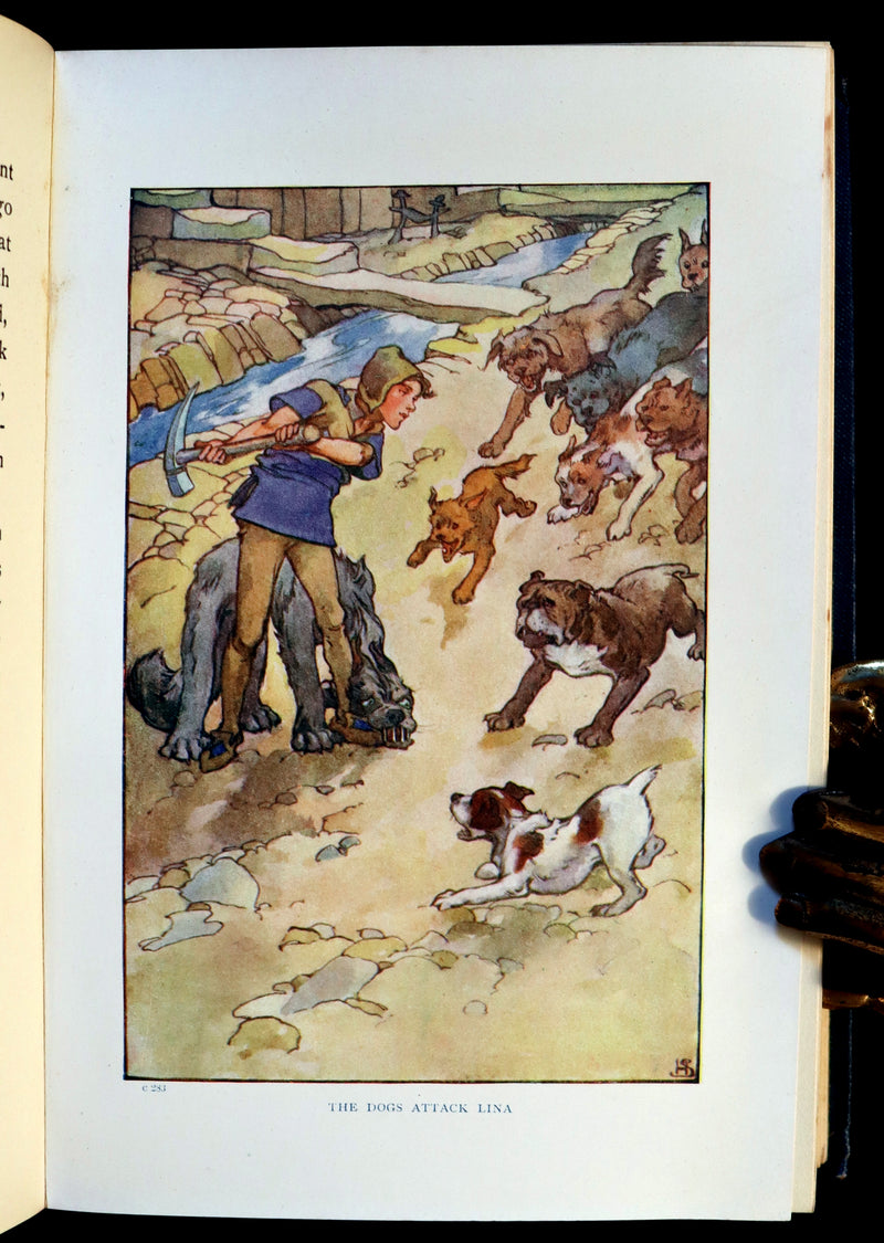 1912 Rare Book - The Princess and Curdie by George Macdonald illustrated by Helen Stratton.