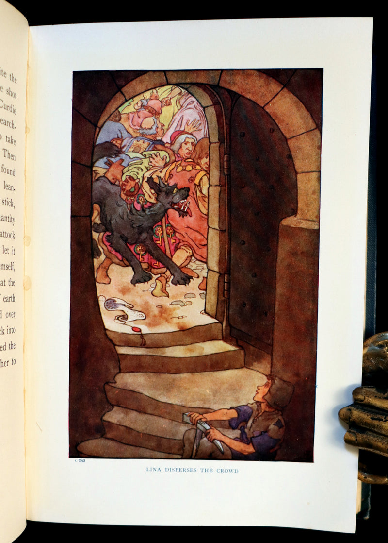 1912 Rare Book - The Princess and Curdie by George Macdonald illustrated by Helen Stratton.