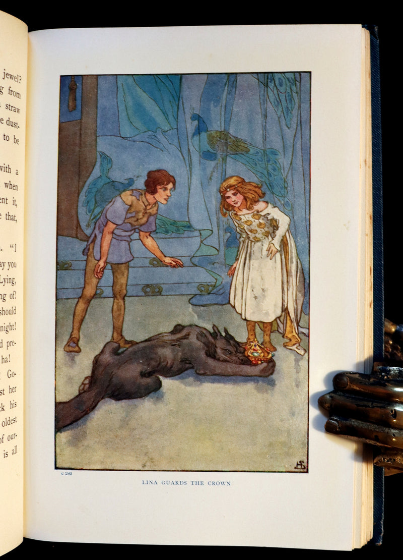 1912 Rare Book - The Princess and Curdie by George Macdonald illustrated by Helen Stratton.