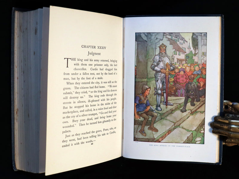 1912 Rare Book - The Princess and Curdie by George Macdonald illustrated by Helen Stratton.
