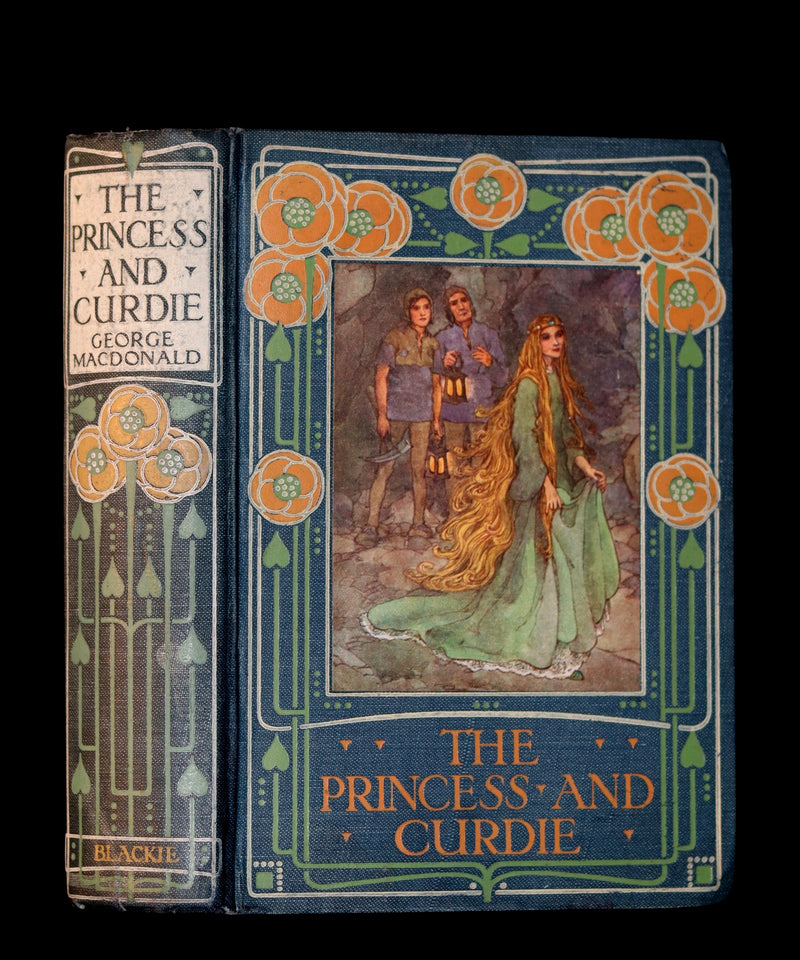 1912 Rare Book - The Princess and Curdie by George Macdonald illustrated by Helen Stratton.