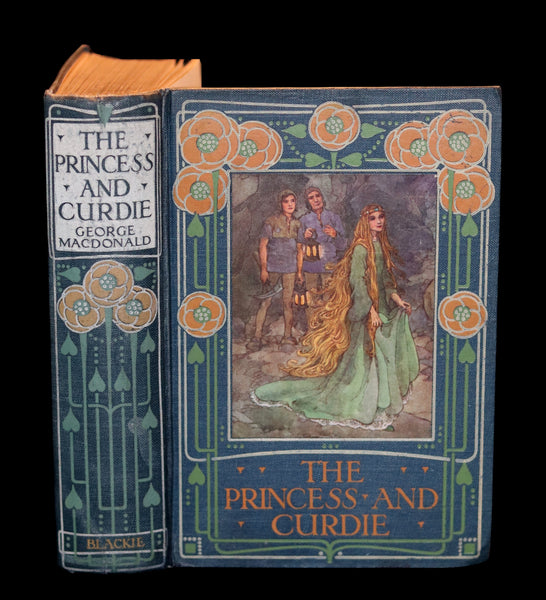 1912 Rare Book - The Princess and Curdie by George Macdonald illustrated by Helen Stratton.