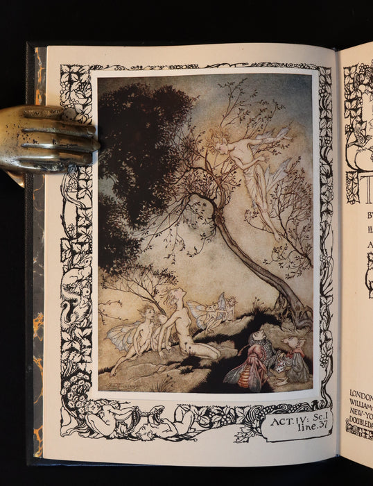 1926 Rare First Edition Book - THE TEMPEST by Shakespeare illustrated by RACKHAM.