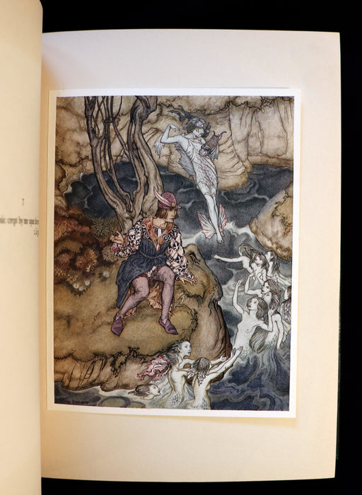 1926 Rare First Edition Book - THE TEMPEST by Shakespeare illustrated by RACKHAM.