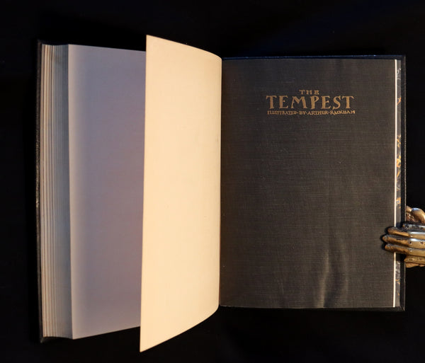 1926 Rare First Edition Book - THE TEMPEST by Shakespeare illustrated by RACKHAM.