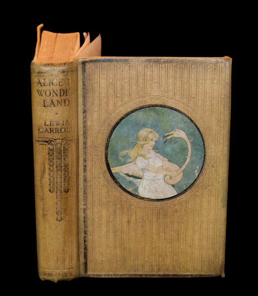 1920 Scarce Book -  Alice's Adventures in Wonderland with frontis by Margaret Tarrant.