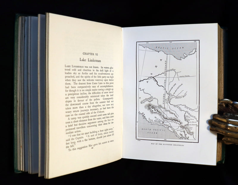 1909 Rare Book - The White Trail A Story of the Early Days of Klondike by Alexander MacDonald.