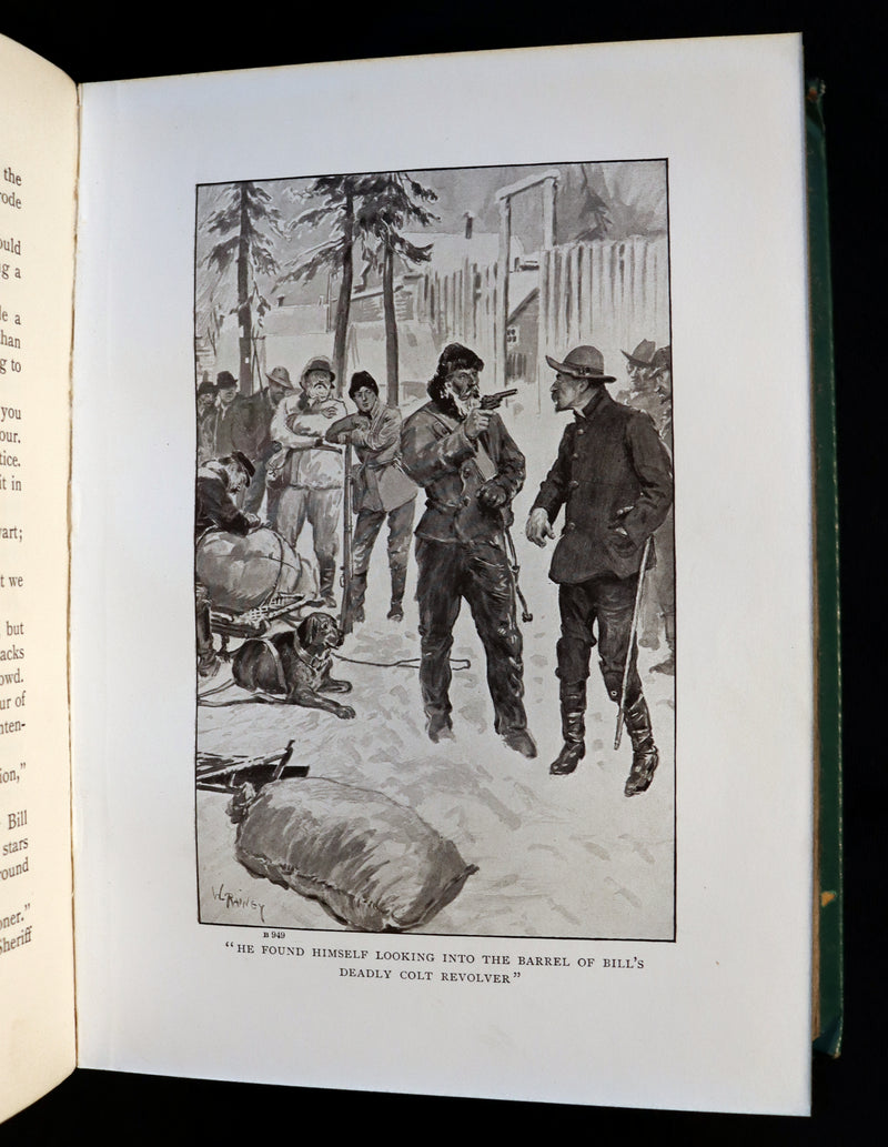 1909 Rare Book - The White Trail A Story of the Early Days of Klondike by Alexander MacDonald.