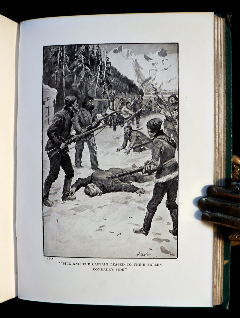 1909 Rare Book - The White Trail A Story of the Early Days of Klondike by Alexander MacDonald.