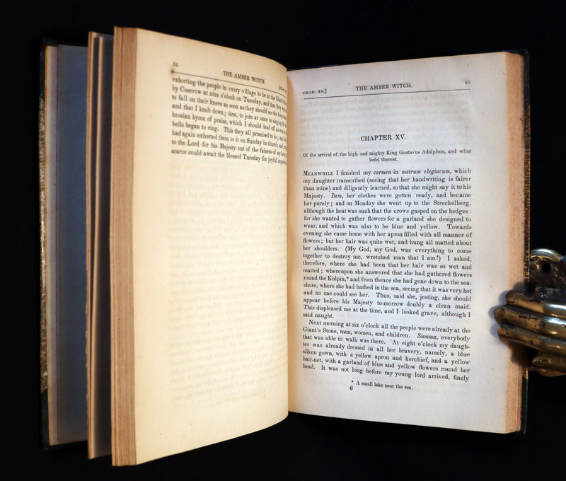 1845 1st US Edition - Mary Schweidler, The AMBER WITCH. The Most Interesting Trial For Witchcraft Ever Known.