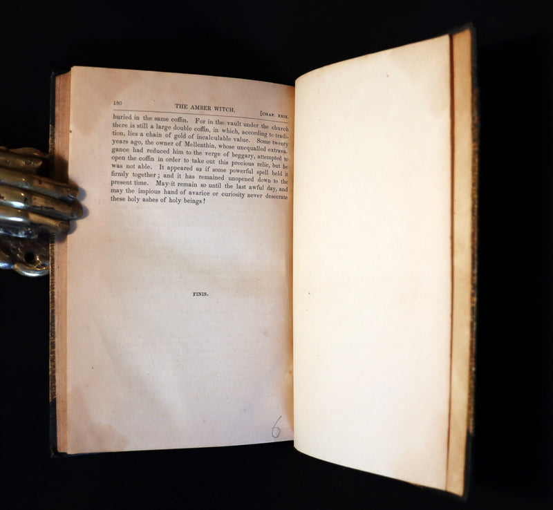 1845 1st US Edition - Mary Schweidler, The AMBER WITCH. The Most Interesting Trial For Witchcraft Ever Known.