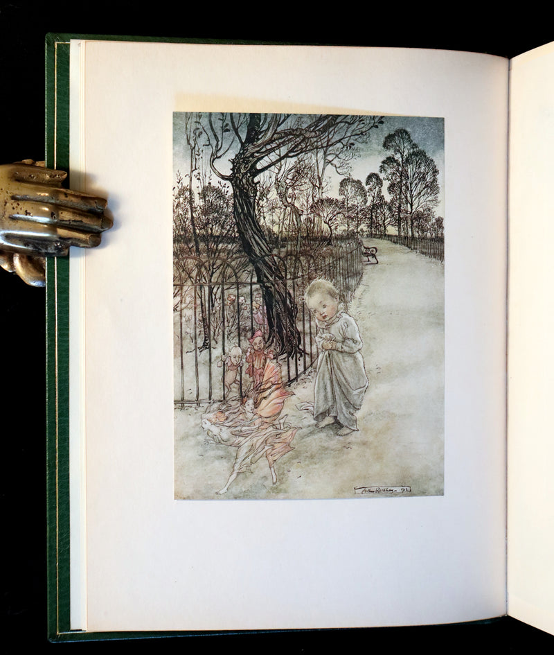 1906 First Rackham Edition bound by Asprey - PETER PAN in Kensington Garden illustrated by Arthur Rackham.