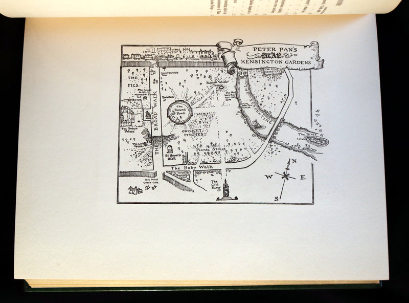 1906 First Rackham Edition bound by Asprey - PETER PAN in Kensington Garden illustrated by Arthur Rackham.