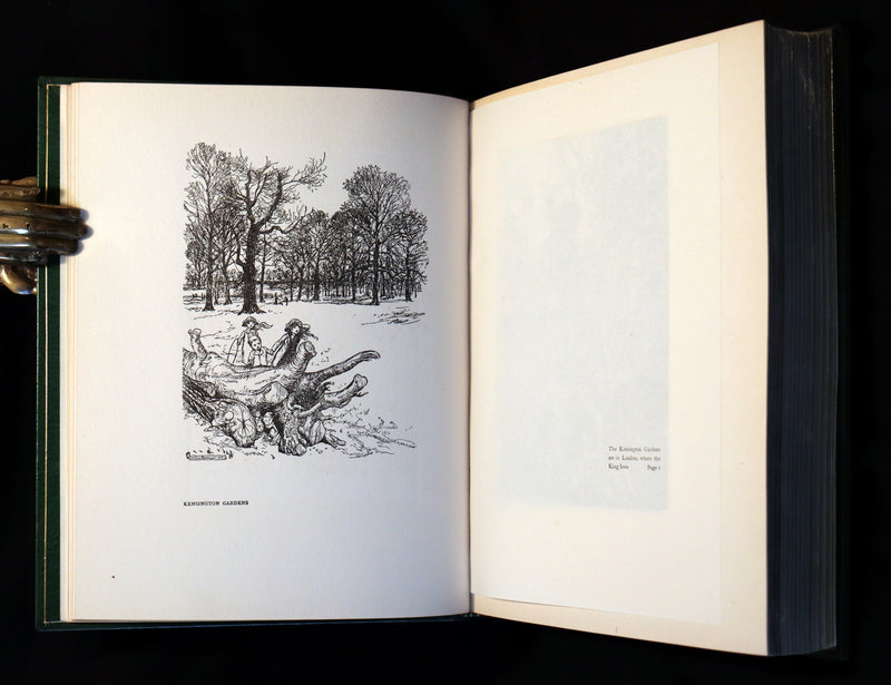 1906 First Rackham Edition bound by Asprey - PETER PAN in Kensington Garden illustrated by Arthur Rackham.