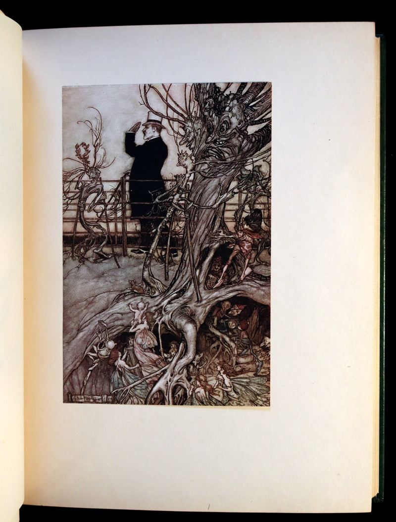 1906 First Rackham Edition bound by Asprey - PETER PAN in Kensington Garden illustrated by Arthur Rackham.