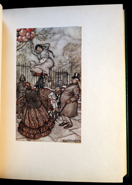 1906 First Rackham Edition bound by Asprey - PETER PAN in Kensington Garden illustrated by Arthur Rackham.