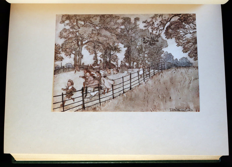1906 First Rackham Edition bound by Asprey - PETER PAN in Kensington Garden illustrated by Arthur Rackham.