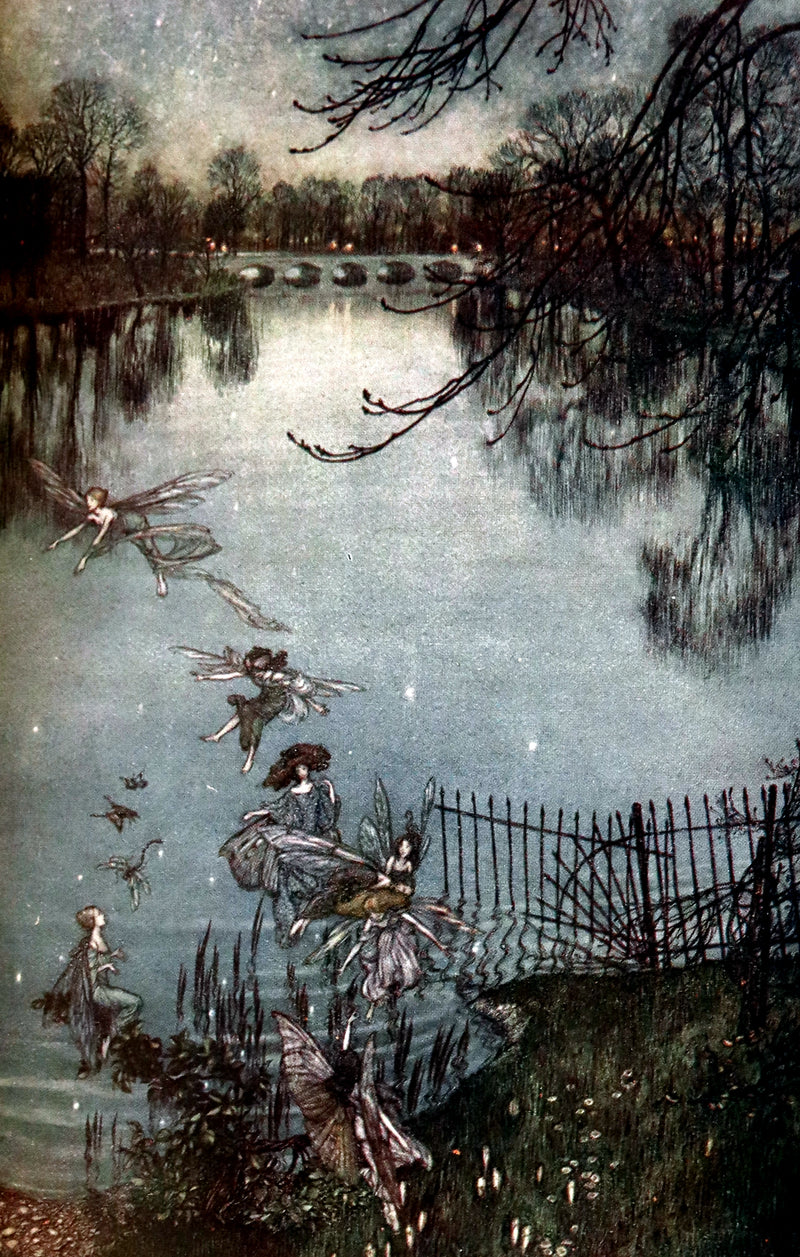 1906 First Rackham Edition bound by Asprey - PETER PAN in Kensington Garden illustrated by Arthur Rackham.