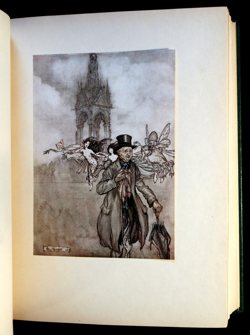 1906 First Rackham Edition bound by Asprey - PETER PAN in Kensington Garden illustrated by Arthur Rackham.