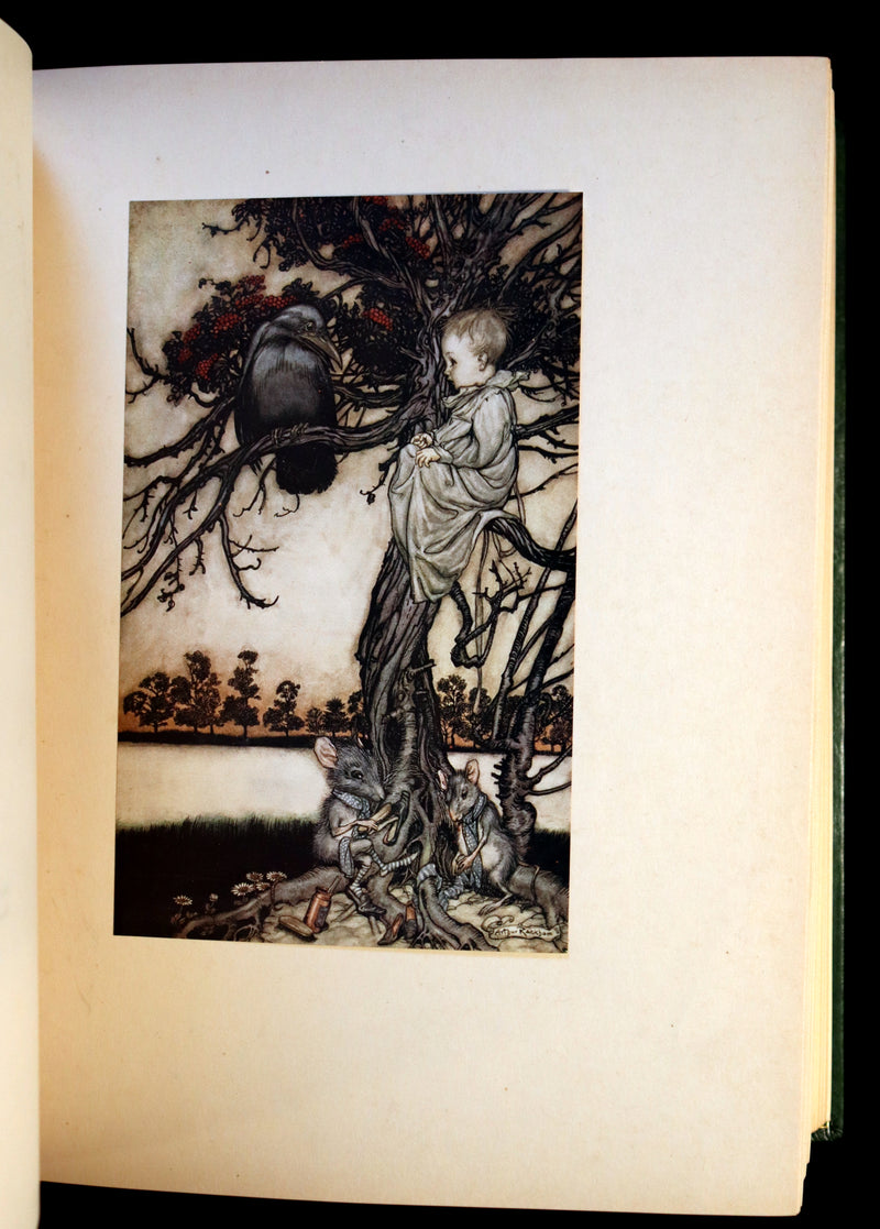 1906 First Rackham Edition bound by Asprey - PETER PAN in Kensington Garden illustrated by Arthur Rackham.