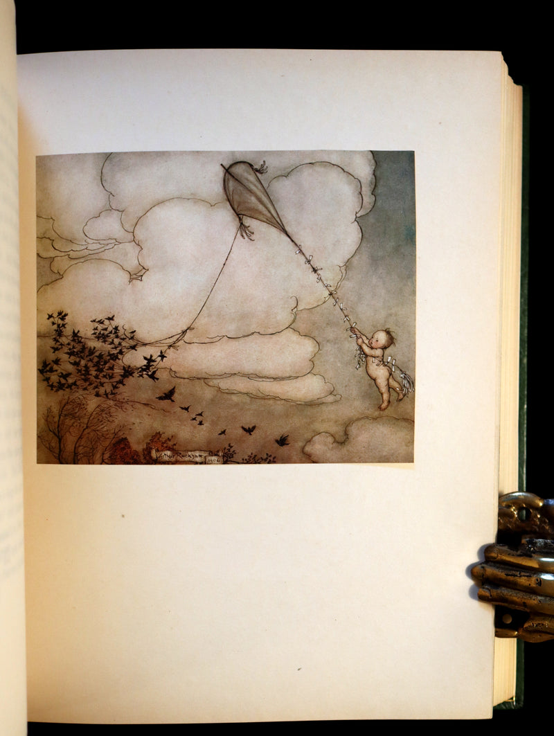 1906 First Rackham Edition bound by Asprey - PETER PAN in Kensington Garden illustrated by Arthur Rackham.