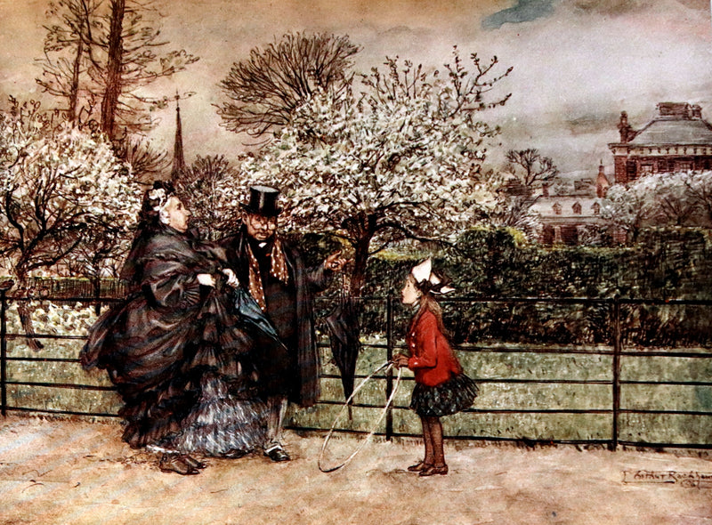 1906 First Rackham Edition bound by Asprey - PETER PAN in Kensington Garden illustrated by Arthur Rackham.