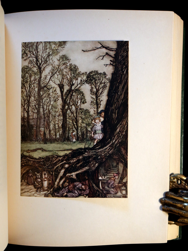 1906 First Rackham Edition bound by Asprey - PETER PAN in Kensington Garden illustrated by Arthur Rackham.