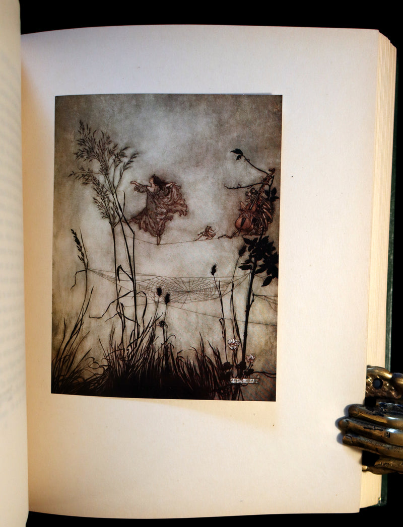 1906 First Rackham Edition bound by Asprey - PETER PAN in Kensington Garden illustrated by Arthur Rackham.