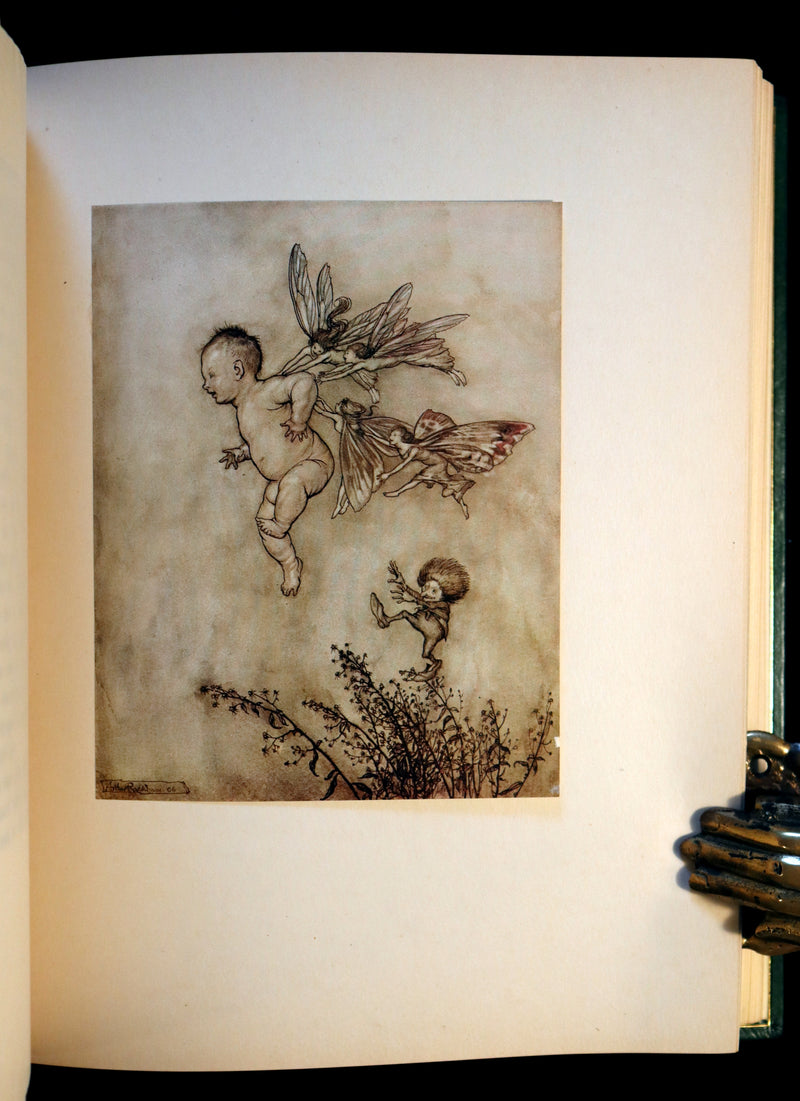 1906 First Rackham Edition bound by Asprey - PETER PAN in Kensington Garden illustrated by Arthur Rackham.