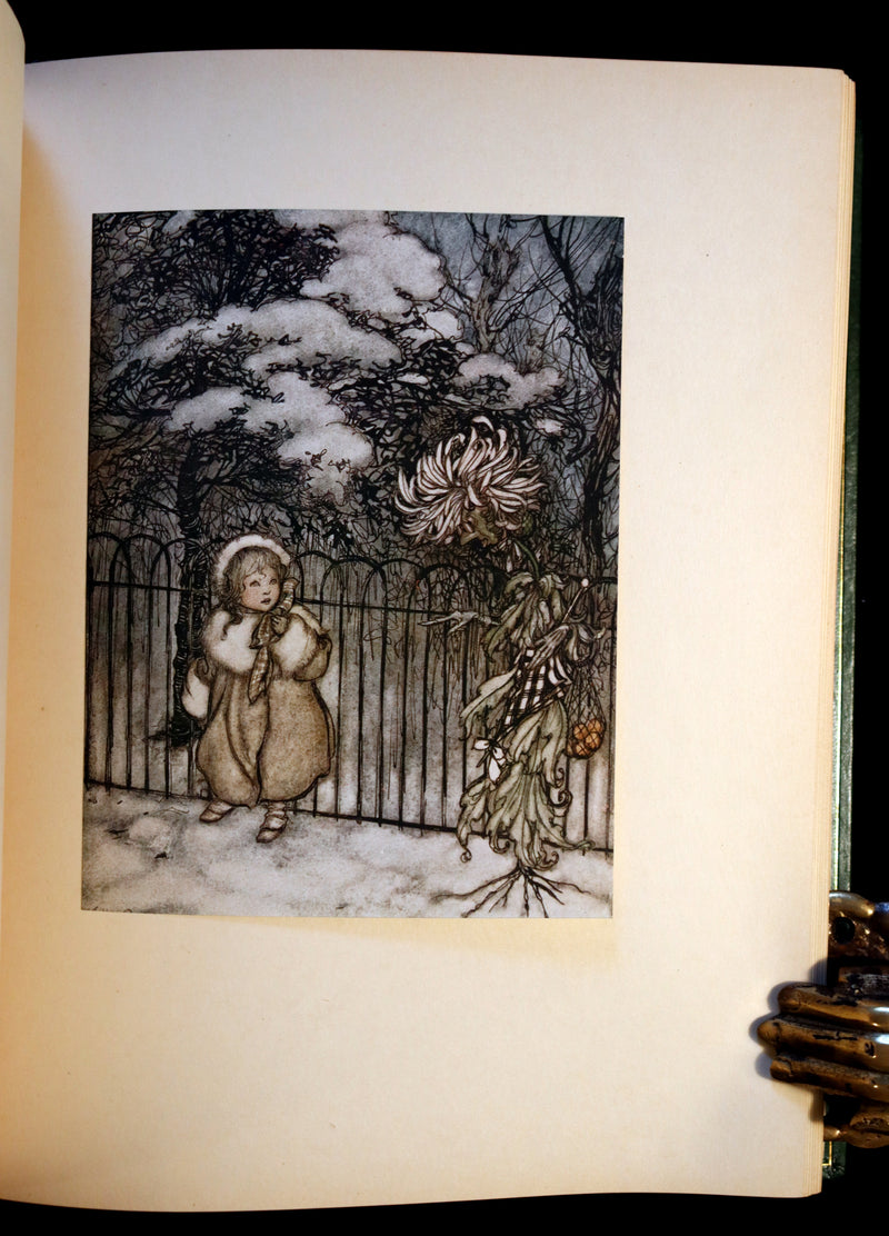 1906 First Rackham Edition bound by Asprey - PETER PAN in Kensington Garden illustrated by Arthur Rackham.