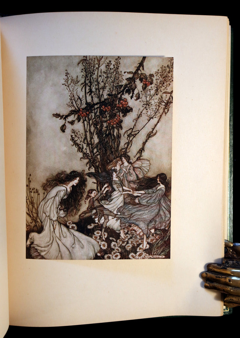 1906 First Rackham Edition bound by Asprey - PETER PAN in Kensington Garden illustrated by Arthur Rackham.