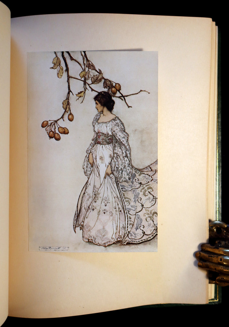 1906 First Rackham Edition bound by Asprey - PETER PAN in Kensington Garden illustrated by Arthur Rackham.