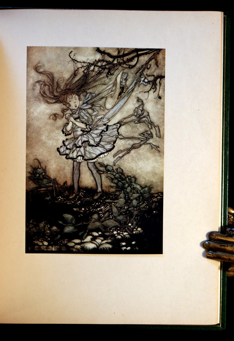 1906 First Rackham Edition bound by Asprey - PETER PAN in Kensington Garden illustrated by Arthur Rackham.