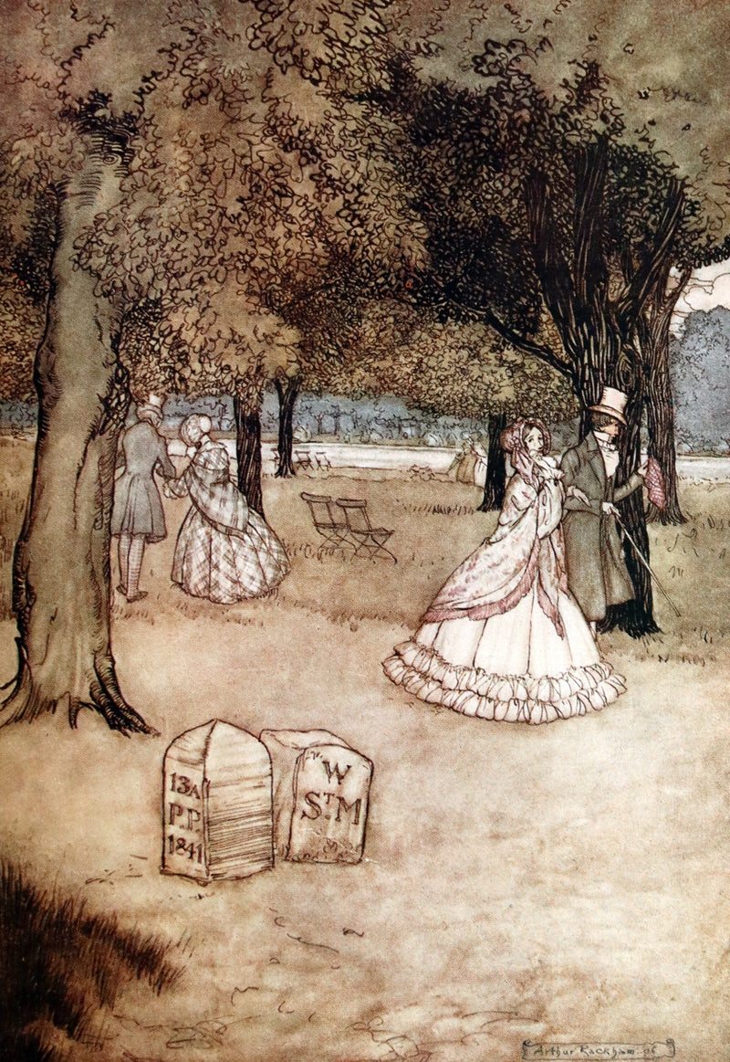 1906 First Rackham Edition bound by Asprey - PETER PAN in Kensington Garden illustrated by Arthur Rackham.